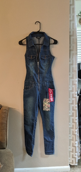 Denim jumpsuit